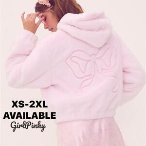 PINK Victoria's Secret Light Pink Bomber Jacket